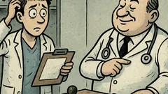 Dowcip: Praktykant pyta ordynatora o zgon