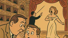 Dowcip: Jaś z tatą w operze…