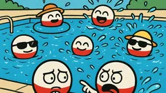 Dowcip: w basenie ktoś narzeka na wodę…