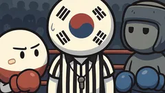 Dowcip: Walkę sędziuje Koreańczyk z Południa...