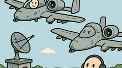 Dowcip: Radar, zapomnieliśmy sygnału wywoławczego...