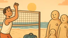 Dowcip: Siatkarze plażowi są często samotni…