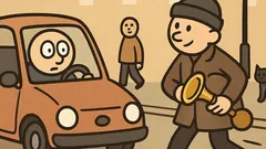 Dowcip: Dałem sygnał klaksonem, ale nie...