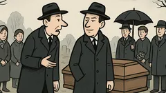 Dowcip: Idzie pogrzeb, podchodzi znajomy…