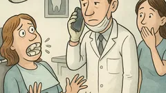 Dowcip: U dentysty dzwoni komórka pacjentki