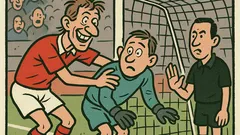 Dowcip: Tony Adams pcha bramkarza do bramki