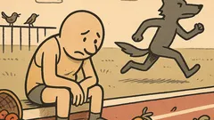 Dowcip: Komentator: „Jest już po jabłkach…”