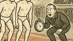 Dowcip: Rozebrali się do slipków dla setnych sekund