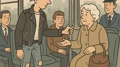 Dowcip: Wsiada punk do autobusu…