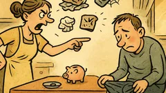 Dowcip: Żona robi mężowi awanturę...